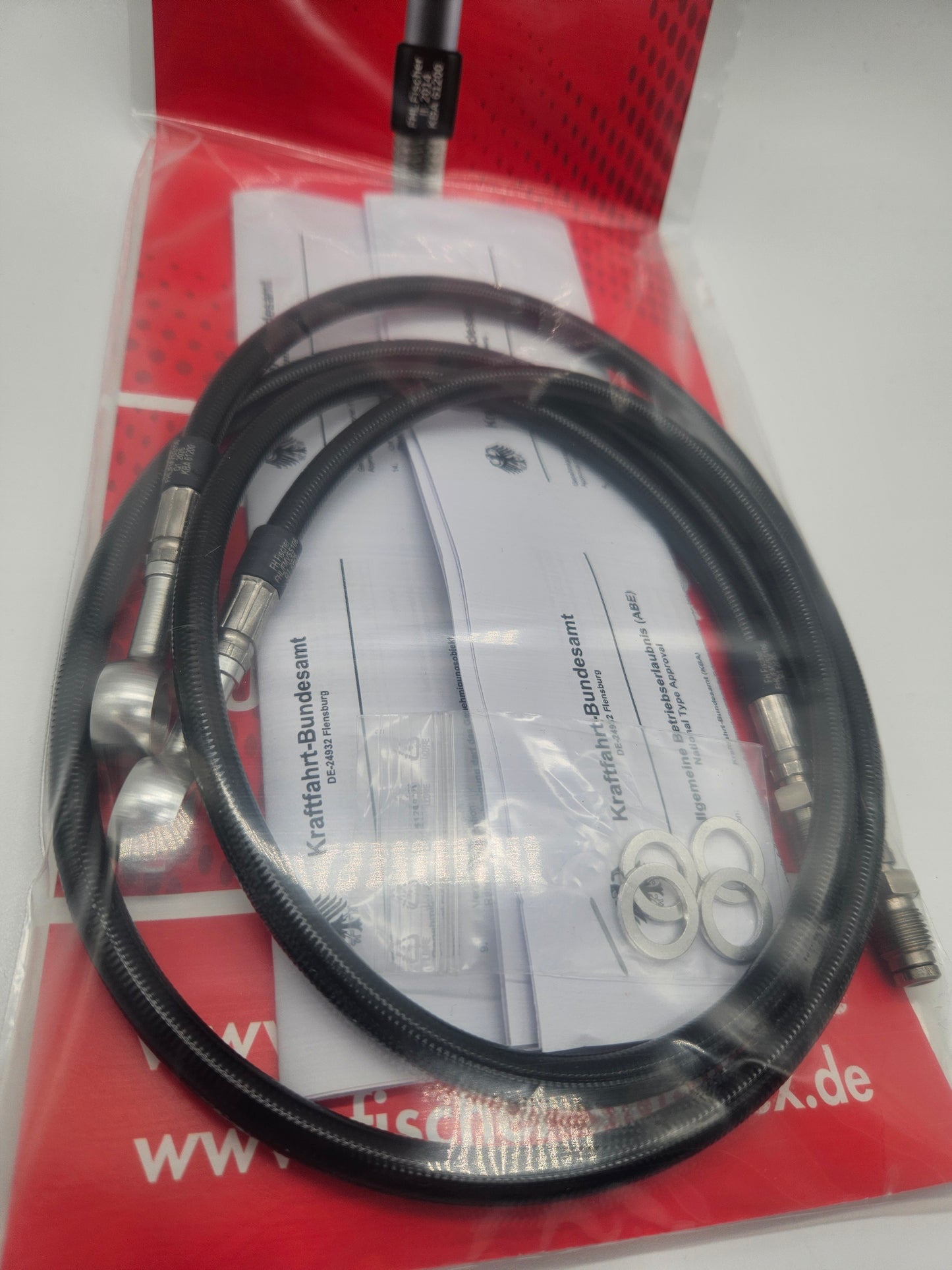 Bremsleitungen Stahlflex für Hercules Ultra 80 LC