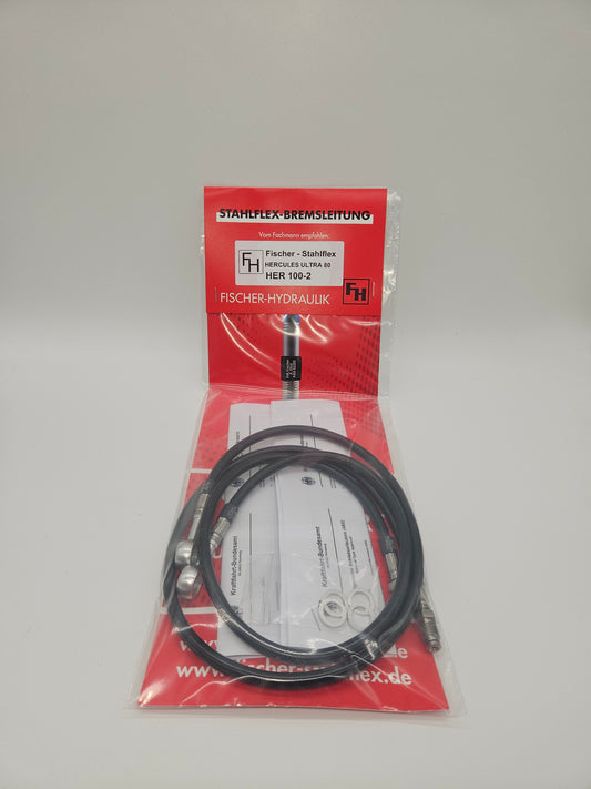 Bremsleitungen Stahlflex für Hercules Ultra 80 LC
